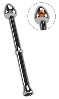 Rebel Metal Milking Stick - Rechargeable Prostate System, Silver, 26.5cm