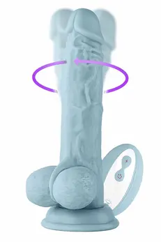 FemmeFunn Turbo Baller Light Blue Wireless 8-Mode Intimate Machine