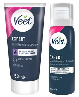 Veet Expert Intimate Hair Removal Set with Shea Butter 2x50ml