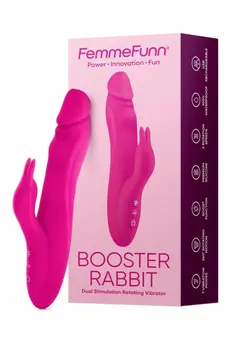 FemmeFunn Booster Rabbit Pink Dual-Action Rotating Intimate Machine