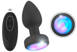 ANOS RC LED Light Plug Silicone, 9 cm, 7 Modes, Remote, Waterproof