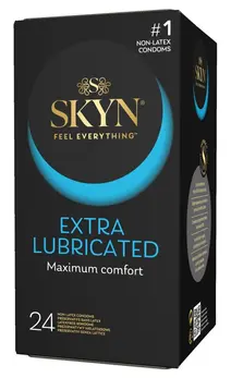SKYN Extra Lubricated 24 pcs - Latex-Free Polyisoprene Condoms