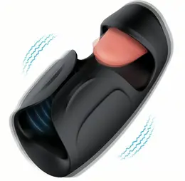 Blush M For Men Lickety Split Intimate Machine Black Silicone USB