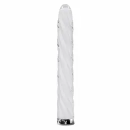 Playboy In A Twist Glass Model - Spiral Textured, USB Rechargeable, 17.5 cm