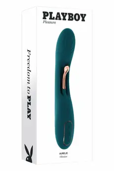 PLAYBOY AURELIE Dual Motor Intimate Device Rose Gold 22.7cm Waterproof
