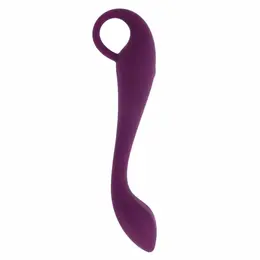 Evolved Lochness Rechargeable Silicone Curved Vibrator 19 cm Blue