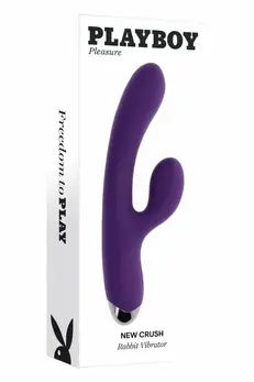 PLAYBOY NEW CRUSH Dual Motor Silicone Intimate Machine, Waterproof, Pink