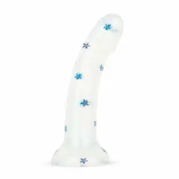 Blossom Bliss Intimate Machine Blue Glitter 19cm by Dildo Collection