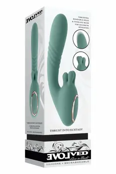 EVOLVED Thrust Into Ecstasy Flexible Thrusting Machine 21cm Silicone
