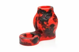 XR Brands Hell Hound Silicone Ball Stretcher Sleeve Red 68.6mm