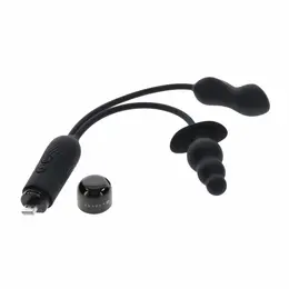 Evolved Novelties Double My Pleasure Black - Dual Motor Intimate System
