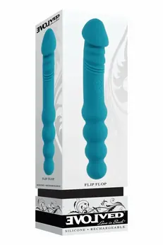 EVOLVED FLIP FLOP Dual-Sided Silicone Intimate Machine, Waterproof, 23cm
