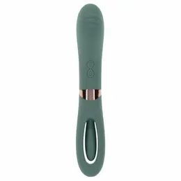 Evolved Novelties Chick Flick Dual-Ended Silicone Device Green