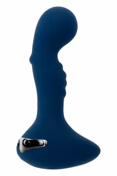 ZERO TOLERANCE BLUE OASIS Vibrating Silicone Plug 10 Modes 12.3cm Blue