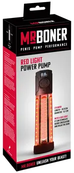 MrBoner Red Light Power Pump Vacuum Trainer with Infrared & LED Display