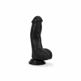EasyToys Silicone Black Intimate Model with Base 12 cm