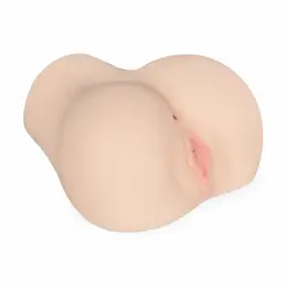 Friend With Benefits Intimate Device with Bullet Vibrator, Dual Entry, Beige
