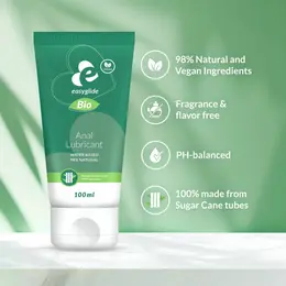 EasyGlide Bio & Natural Water-Based Lubricant Anal 100ml - Thick Formula