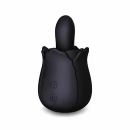 Skins Rose Buddies Bums N Roses Intimate Rotating Vibrator, Black