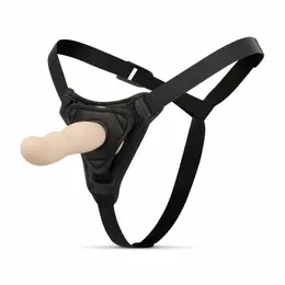 TOYJOY Strap-On System Adjustable Silicone Harness Black 18 cm