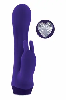 SELOPA PLUM JOB Rabbit Vibrator Dual Motor USB Rechargeable Purple 13.5cm