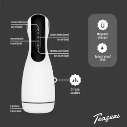 Teazers Automatic Intimate Machine 4-in-1 Multi-Function Black