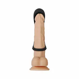 Evolved Cock Armor Rechargeable Silicone Vibrating Ring Black