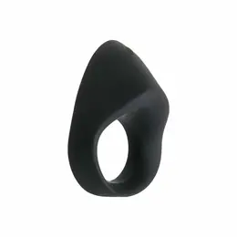 Evolved Night Rider Vibrating Intimate Ring Black Silicone Compact