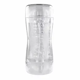 Evolved Double Fantasy Transparent Dual-Ended Intimate Device, 21 cm