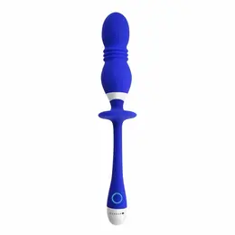 Evolved Play Ball Blue - Vibrating Intimate Device with Thrusting Action