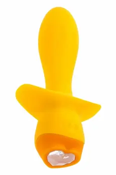 SELOPA MELLOW YELLOW Vibrating Plug Flexible Silicone USB 13.5cm