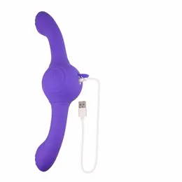 Evolved Our Gyro Vibe Dual-Ended Flexible Silicone Massager Purple