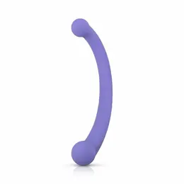 Good Vibes Only Jane Dual-Ended Silicone Vibrator Purple 10 Modes