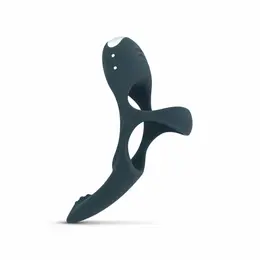 Boners Triple Ring Blue - Silicone Intimate System, USB Rechargeable