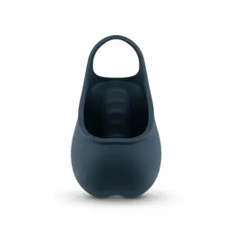 Boners Blue Stimulating Silicone Ring & Pouch 10-Mode Waterproof System