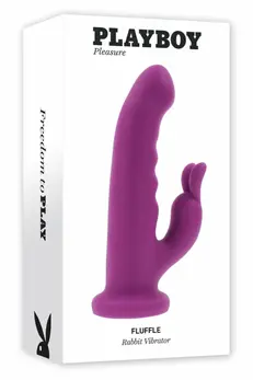 PLAYBOY FLUFFLE Silicone Twirling Dual-Motor Intimate Device Pink 19.7cm