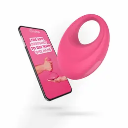 EasyConnect Leo App-Controlled Vibrating Silicone Fitness Ring Black