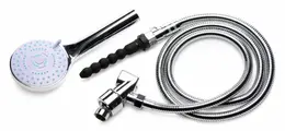 CleanStream Deluxe Intimate Hygiene Set 5-Mode, 144 cm Hose, Silver