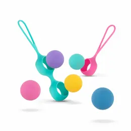 Vita Kegel Ball Set - Multicolor Pelvic Floor Training System, Silicone
