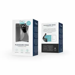 EasyToys Silicone Performance Ring with Ribbed Perineum Stimulator 11cm