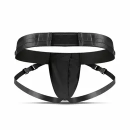 No-Parts Jordan Adjustable Intimate Harness, Flexible Size, Black