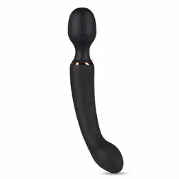 Lush Gia Dual Motor Vibrator Black Silicone with Flexible Design