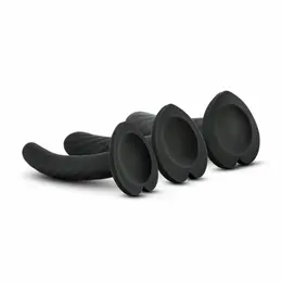Blush Novelties Temptasia Twist Silicone Set 3 Sizes Suction Base Purple