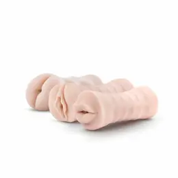 Blush M for Men Soft & Wet 3-Piece Self-Lubricating Intimate Kit with Vibration
