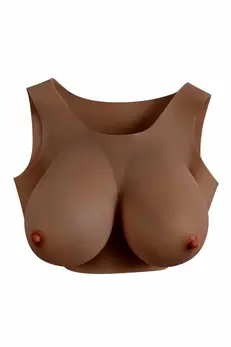GENDER X UNDERGARMENTS Plate E-Cup Dark Silicone Wearable Vest