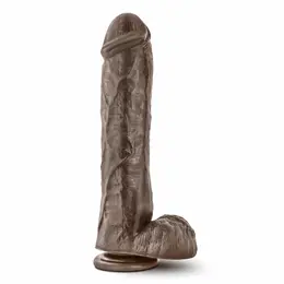 Dr. Skin Mr. Savage Intimate Device with Suction Base 29 cm Chocolate
