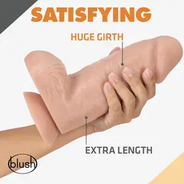 Blush Dr. Skin Dr. Chubbs Vanilla Intimate Model with Suction Cup 25 cm