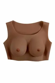 GENDER X Undergarments Plate C-Cup Dark Silicone Wearable Vest