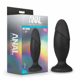 Blush Novelties Anal Adventures Platinum Silicone Rocket Plug Medium