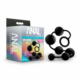 Blush Novelties Anal Adventures Platinum Large Silicone Beads 30 cm